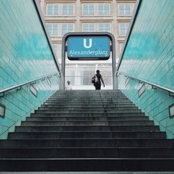 Low angle view of staircase