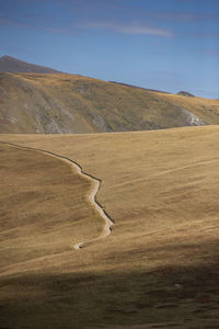 Scenic view of hiking trail