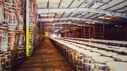 View of an abandoned factory