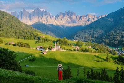 Panoramic view of landscape against sky