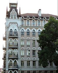 Low angle view of building against sky