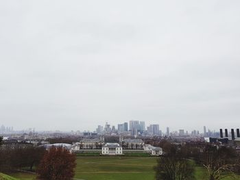 View of cityscape against sky