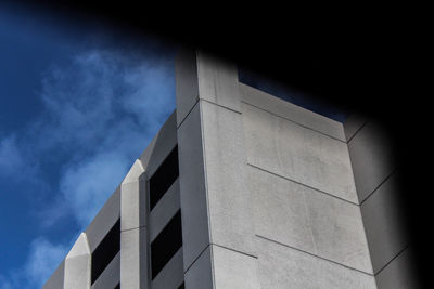 Low angle view of building against sky