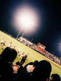 People enjoying in stadium