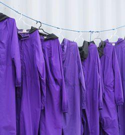 Clothes drying on clothesline