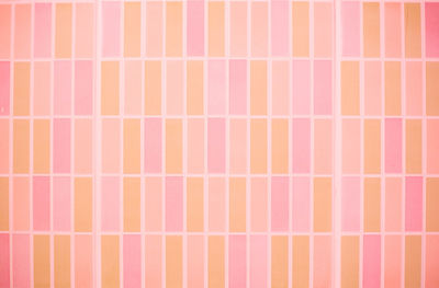 Full frame shot of multi colored pattern on wall