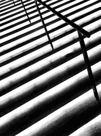 Full frame shot of metal structure