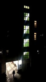 Woman standing in building