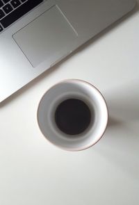 Close-up of coffee cup