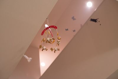 Close-up of decoration hanging on ceiling