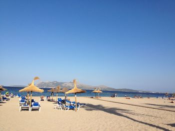 Parasol on beach