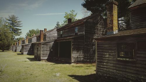 House against sky