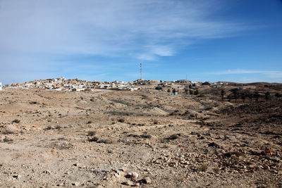 Houses at matmata against sky