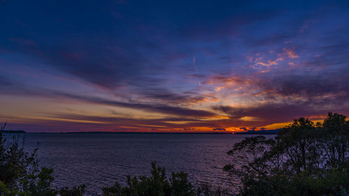 Lake hamana at dusk