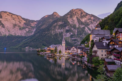 Panoramic view of buildings in city