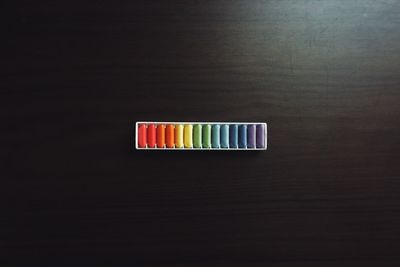 Colorful balloons on table