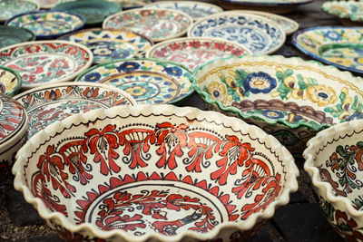 Close-up of multi colored for sale in market