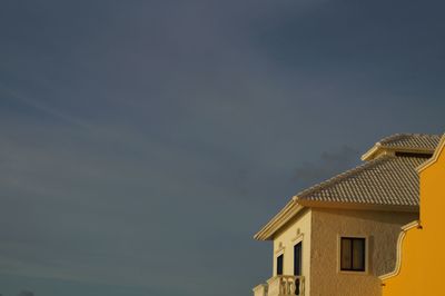 Low angle view of building against sky