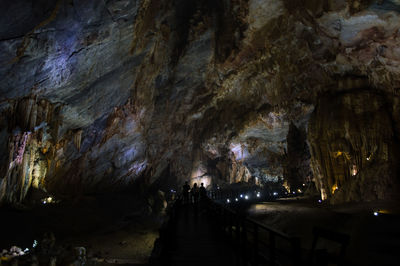 Panoramic view of cave