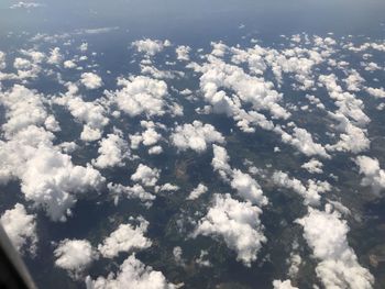 Low angle view of clouds in sky