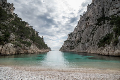 Aerial shot from nature wonder in provence france