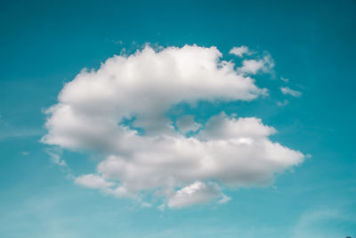 Low angle view of clouds in sky