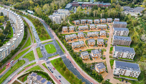 Aerial photo of the finest of ockenburgh project in the hague .