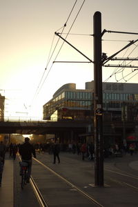 Railroad station platform