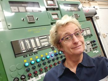 Portrait of smiling woman