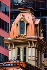 Exterior of building against sky in city