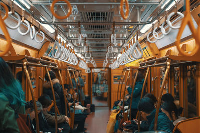 People sitting in bus