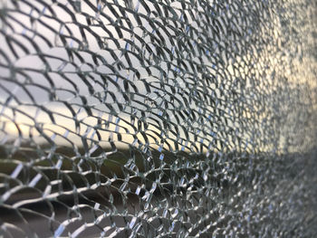 Full frame shot of metal fence