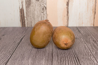 Close-up of fruits on table