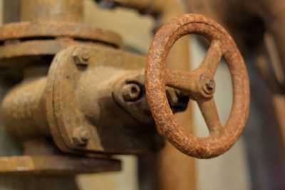 Close-up of rusty metal