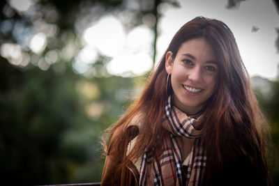 Portrait of a smiling young woman