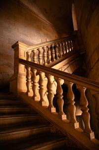 Alhambra's marble stairs in granada, spain. ideal for history, architecture, and cultural projects.