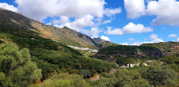 Panoramic view of landscape against sky