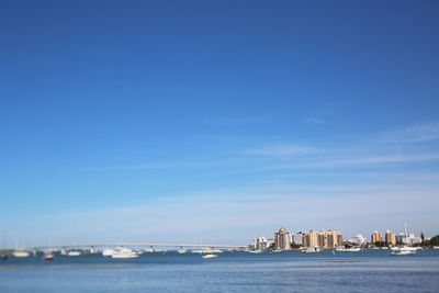 Downtown sarasota, florida on a clear day