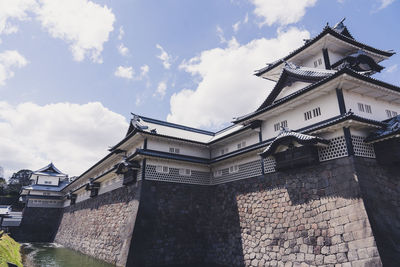 Low angle view of building against sky