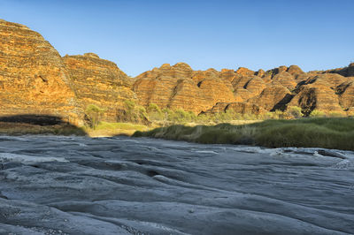 Scenic view of mountain against sky