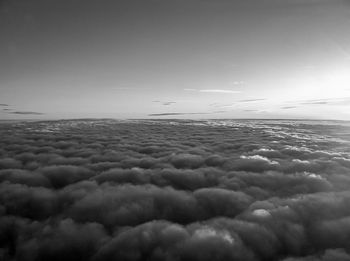 Aerial view of clouds