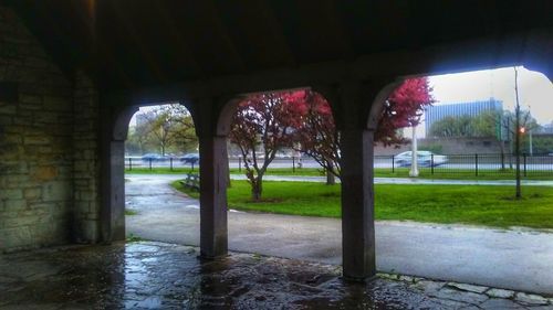 View of arched structure