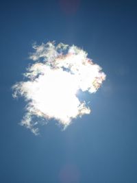 Low angle view of clouds in sky