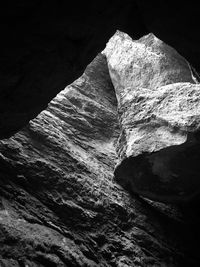 Scenic view of rock formations