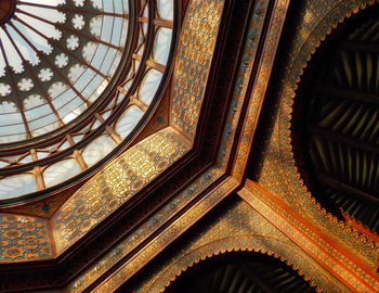 Low angle view of ceiling of building