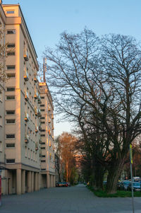 Street amidst buildings against sky