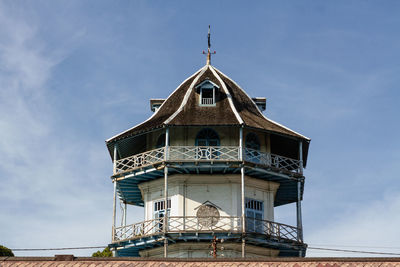 Low angle view of building against sky