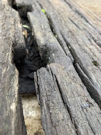 Full frame shot of wood