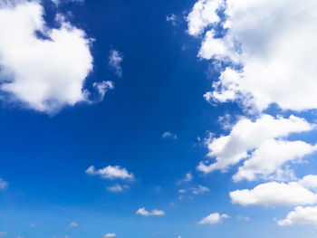 Low angle view of clouds in sky