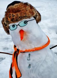 Close-up of snow during winter